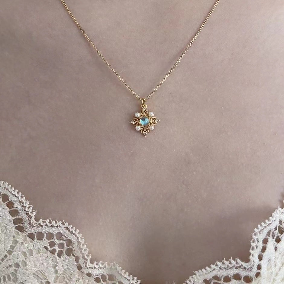 Vintage Shell Pearl Necklace, Textured Edge Mother of Pearl Discs, Gift for Her, Timeless Classic