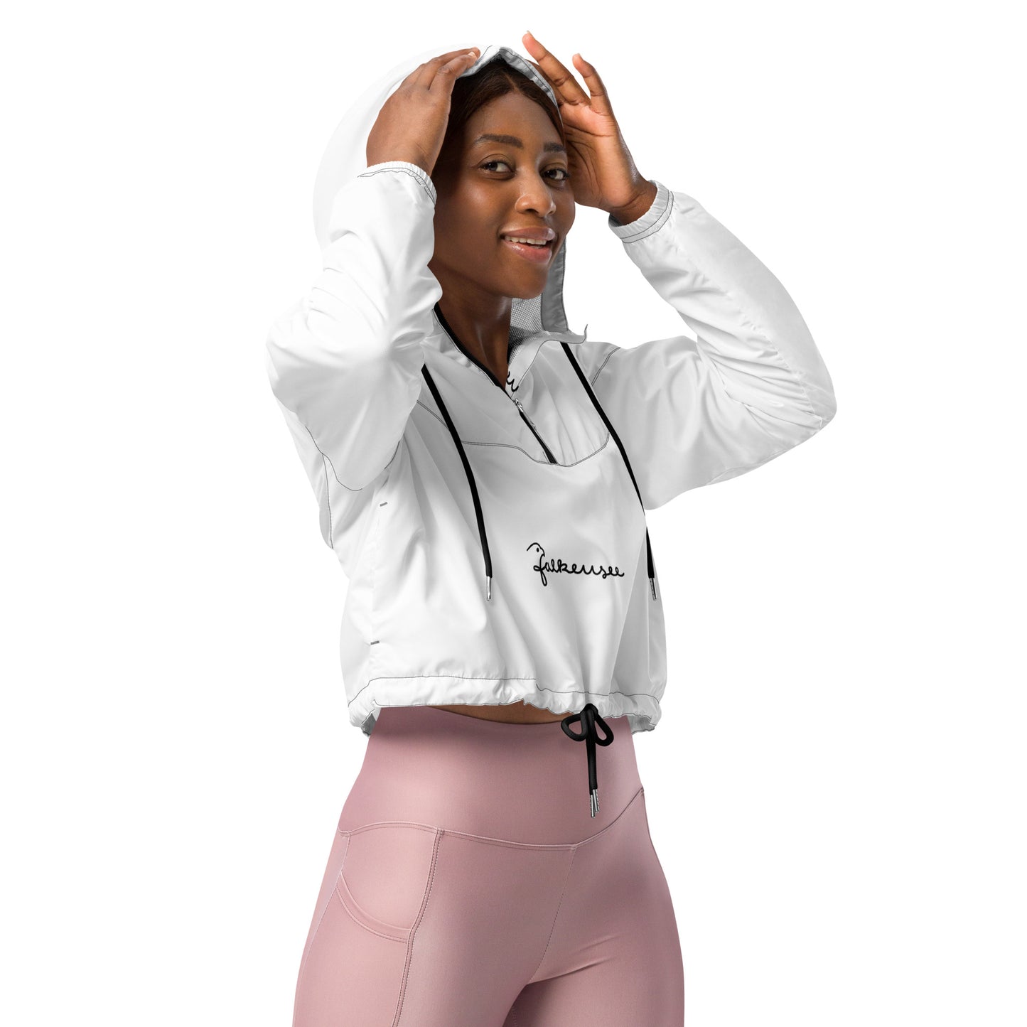 Falkensee Bauchfreier Damen-Windbreaker