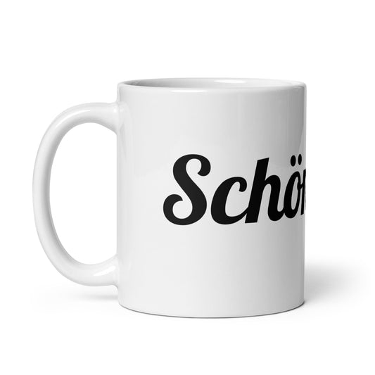 Schöneberg, weiße, glänzende Tasse