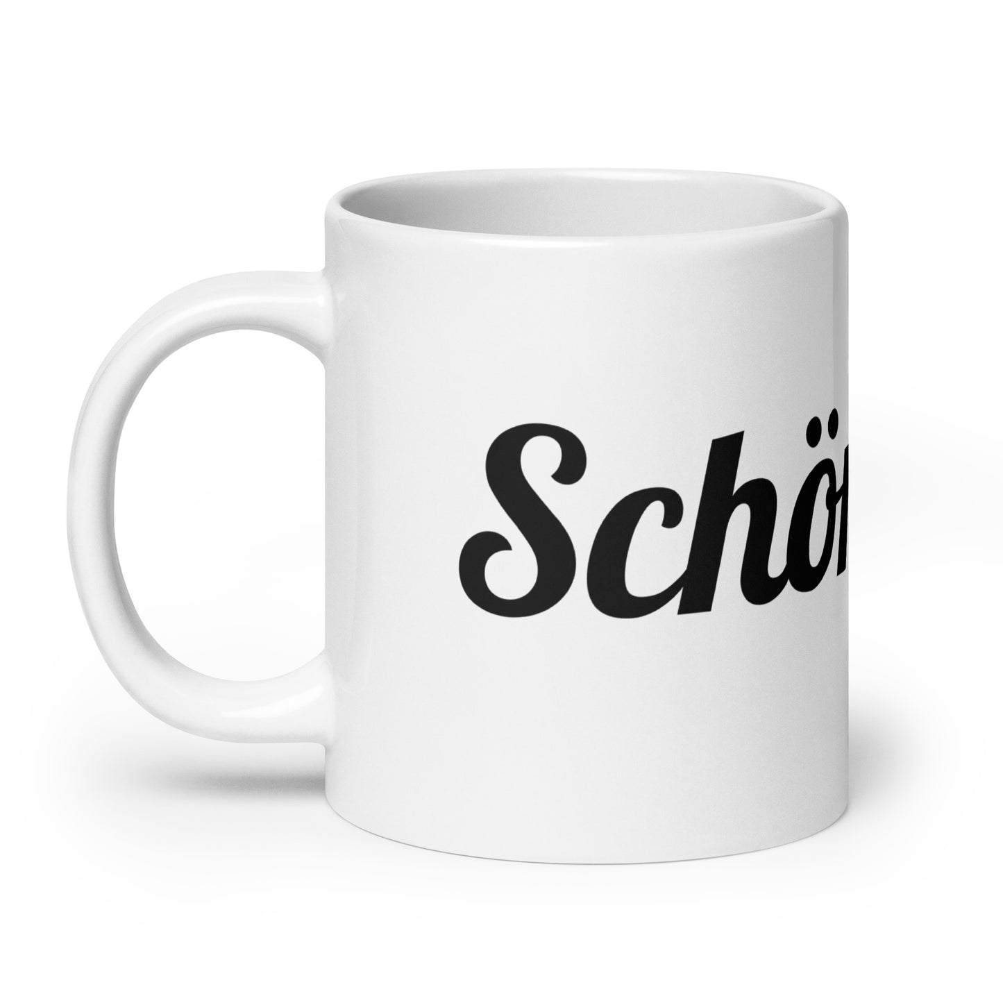 Schöneberg, weiße, glänzende Tasse